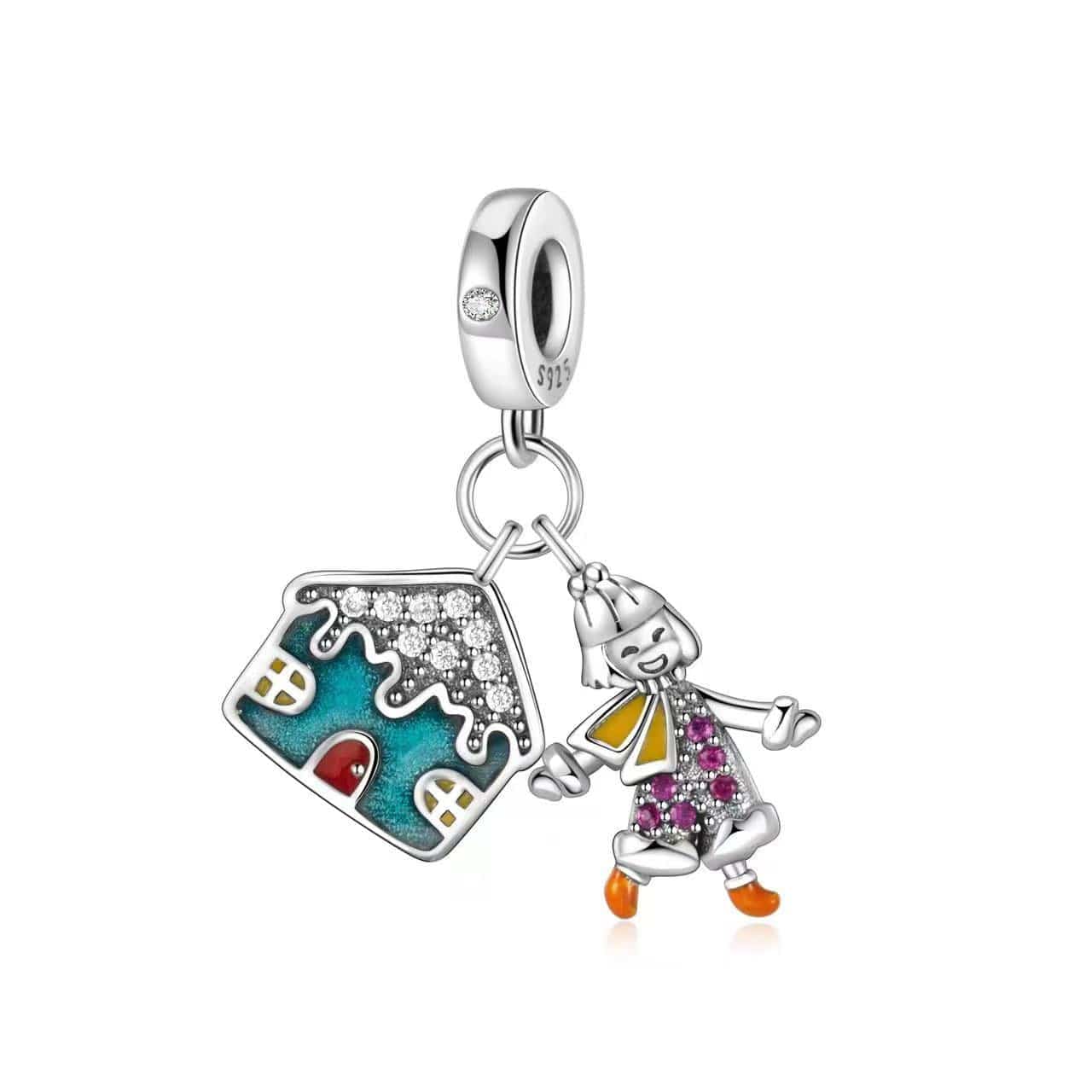 Liora Atelier Gingerbread House & Toy Clown Charm