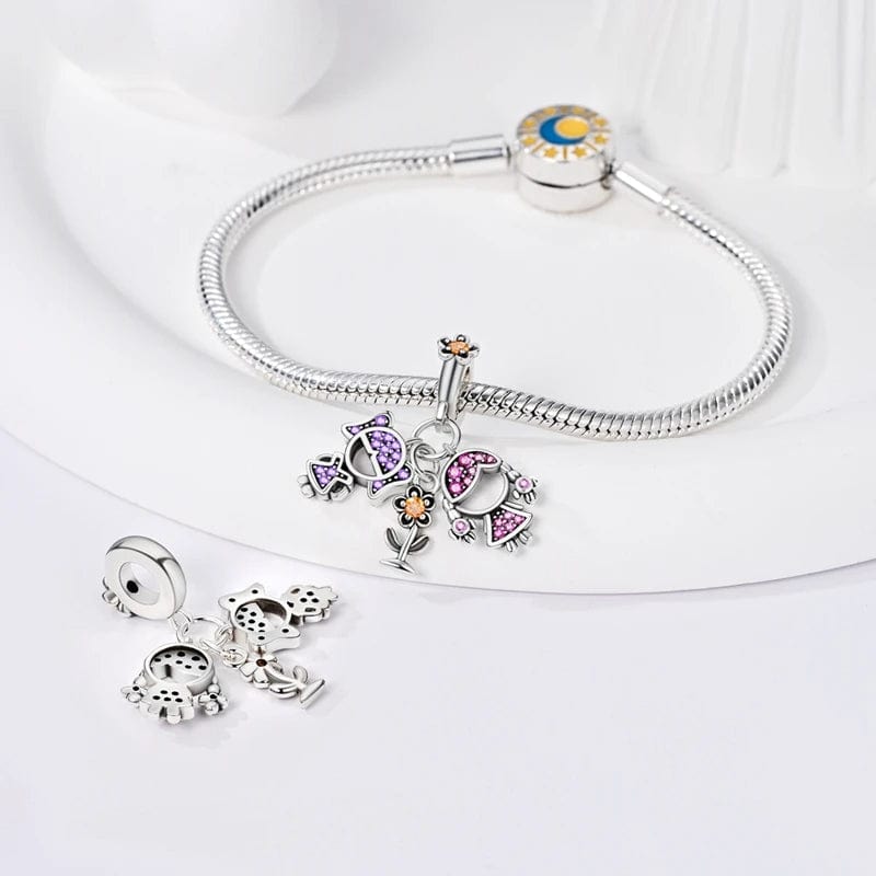 Liora Atelier Girls Flower Dangle Charm