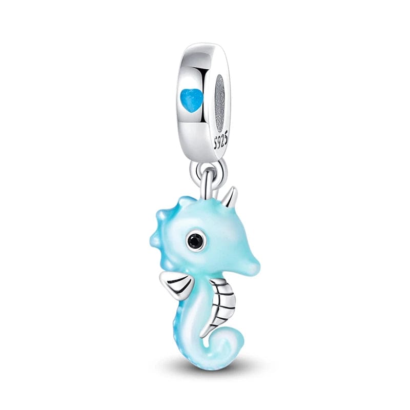 Liora Atelier Glow in the Dark Baby Seahorse Dangle Charm