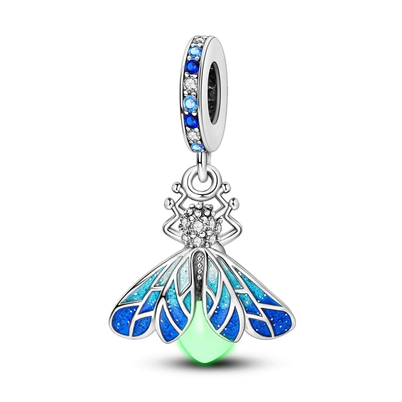 Liora Atelier Glow - in - the - dark Blue Firefly Dangle Charm