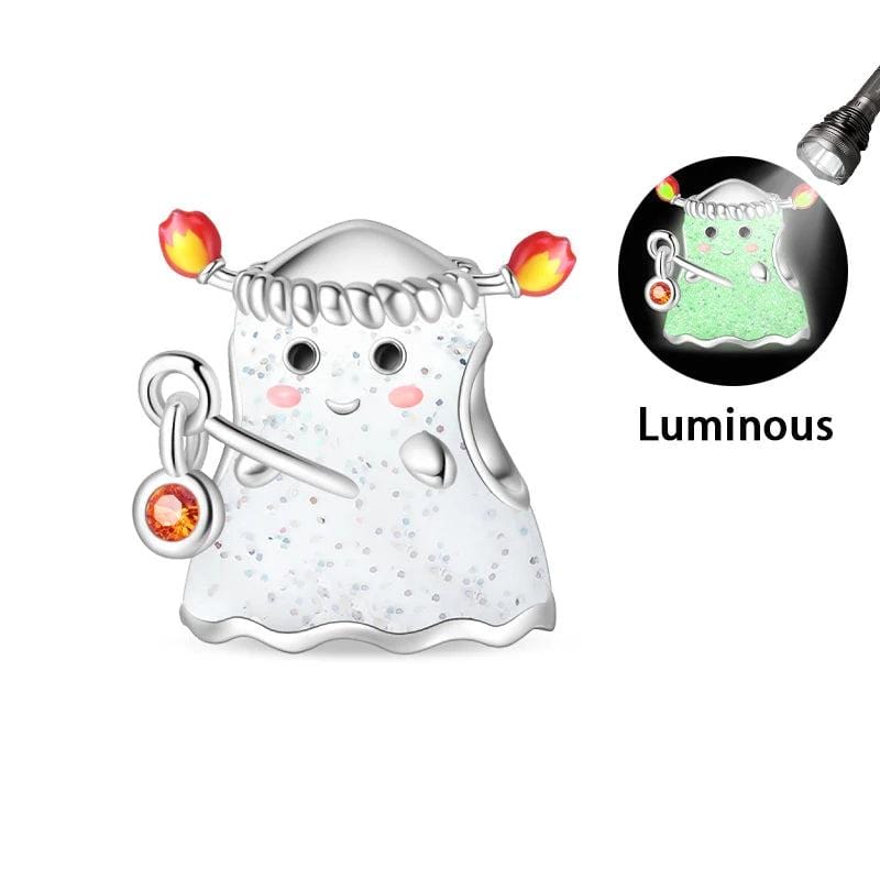 Liora Atelier Glow - in - the - Dark Ghost with Flame Decor