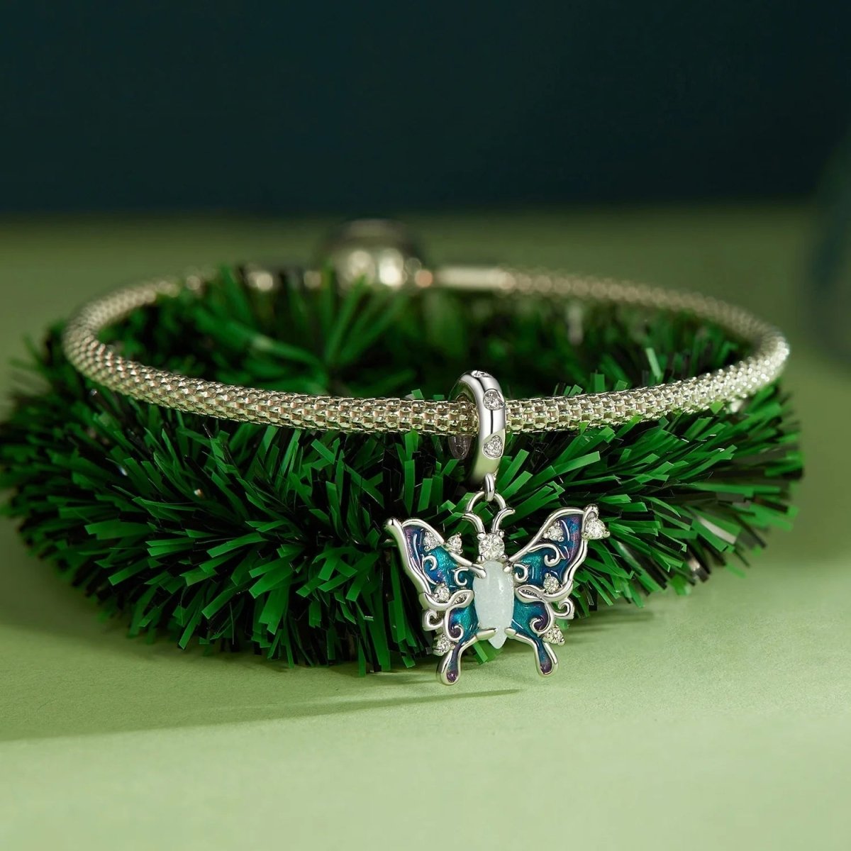 Liora Atelier Glow in the Dark Luminous Celestial Butterfly Dangle Charm
