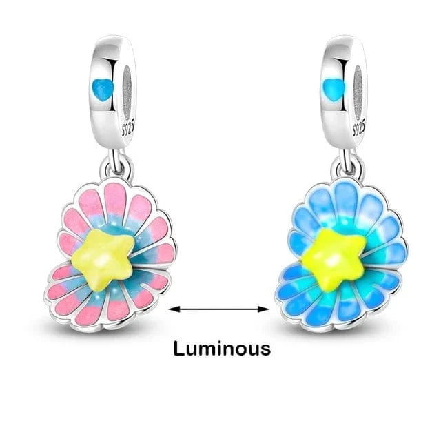 Liora Atelier Glow in the Dark Luminous Conch Shell Dangle Charm