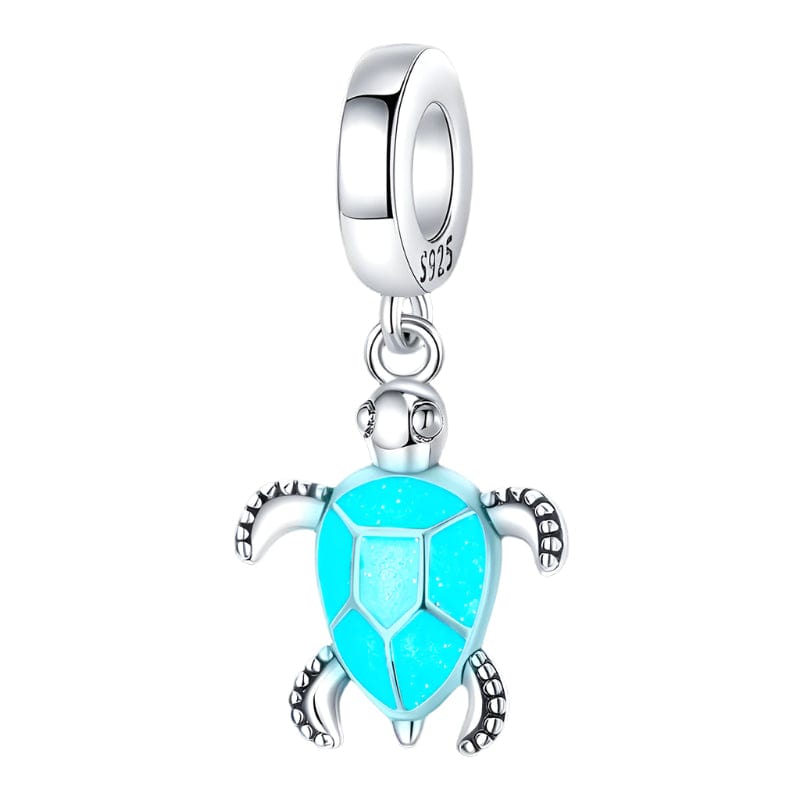 Liora Atelier Glow in the Dark Luminous Ocean Turtle Dangle Charm