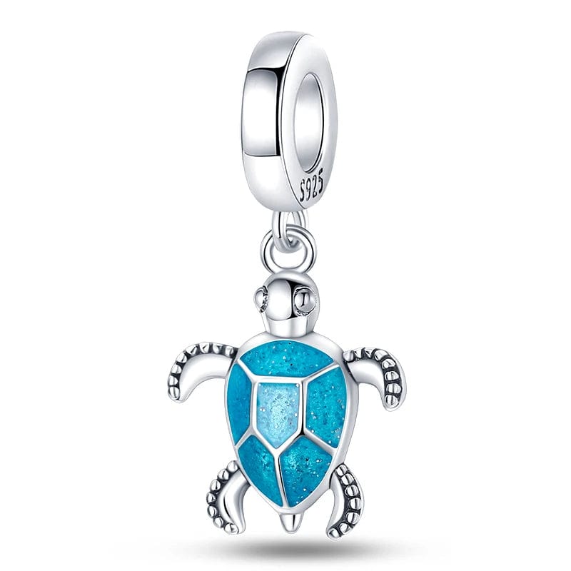 Liora Atelier Glow in the Dark Luminous Ocean Turtle Dangle Charm