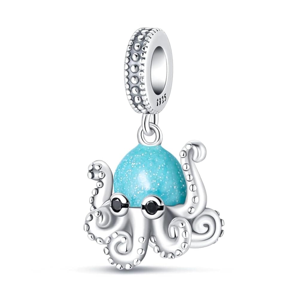 Liora Atelier Glow in the Dark Luminous Octopus Dangle Charm