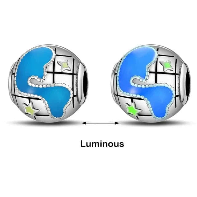 Liora Atelier Glow in the Dark Luminous Planet Charm