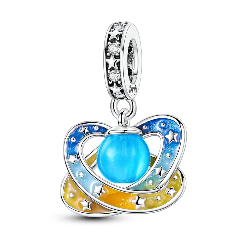 Liora Atelier Glow in the Dark Luminous Planet Dangle Charm