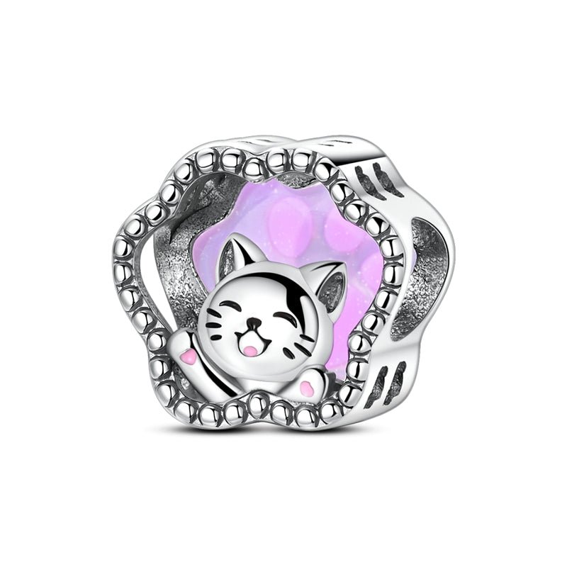 Liora Atelier Glow in the Dark Luminous Smiling Cat Charm