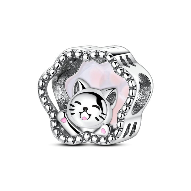 Liora Atelier Glow in the Dark Luminous Smiling Cat Charm