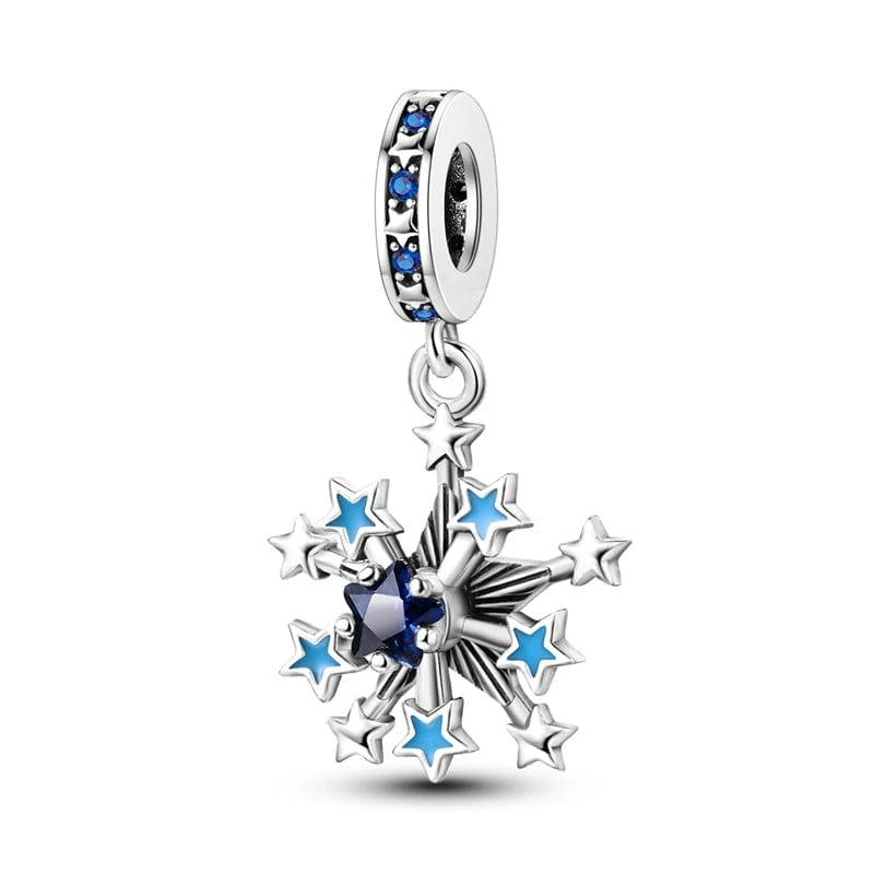 Liora Atelier Glow in the Dark Luminous Snowflake Dangle Charm