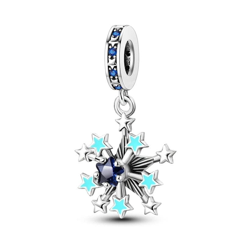Liora Atelier Glow in the Dark Luminous Snowflake Dangle Charm