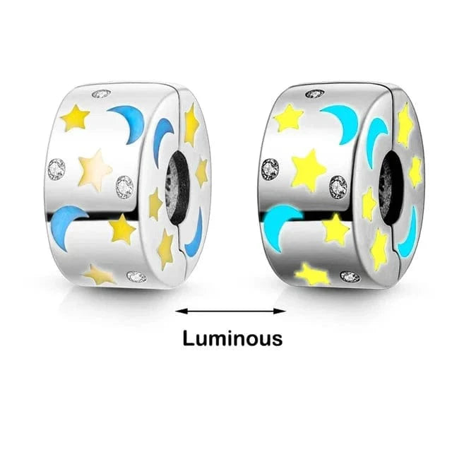 Liora Atelier Glow in the Dark Luminous Sparkling Night Theme Charm