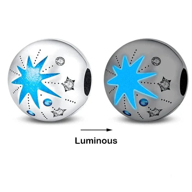 Liora Atelier Glow in the Dark Luminous Star and Galaxy Charm