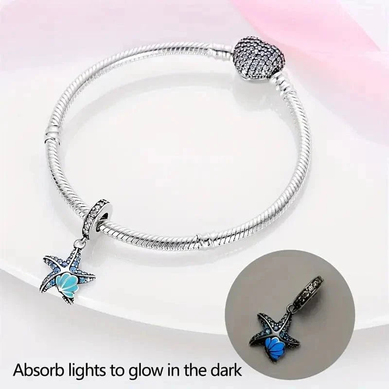 Liora Atelier Sparkling Blue Starfish Dangle Charm