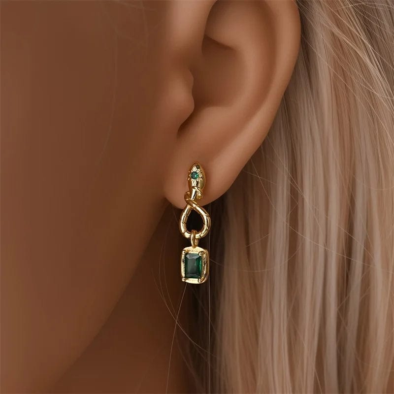 Liora Atelier Gold Knot Drop Earrings