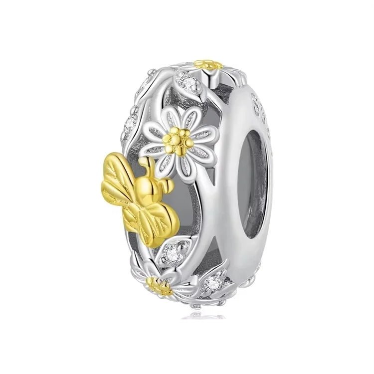 Liora Atelier Golden Butterfly & Floral Garden Charm