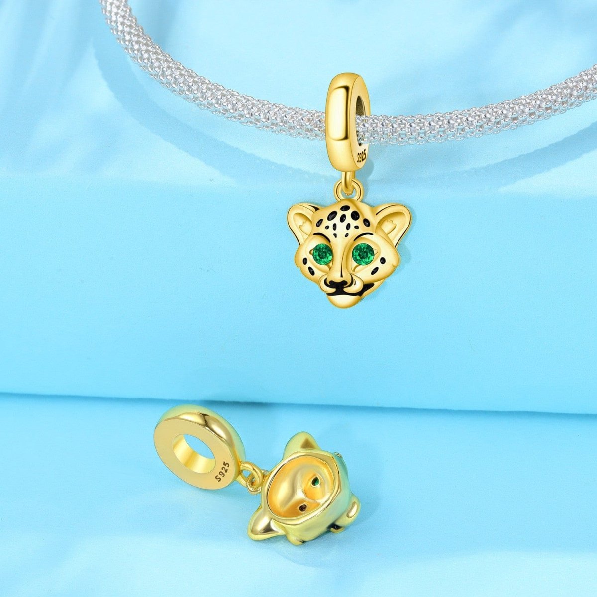 Liora Atelier Golden Cheetah Dangle Charm