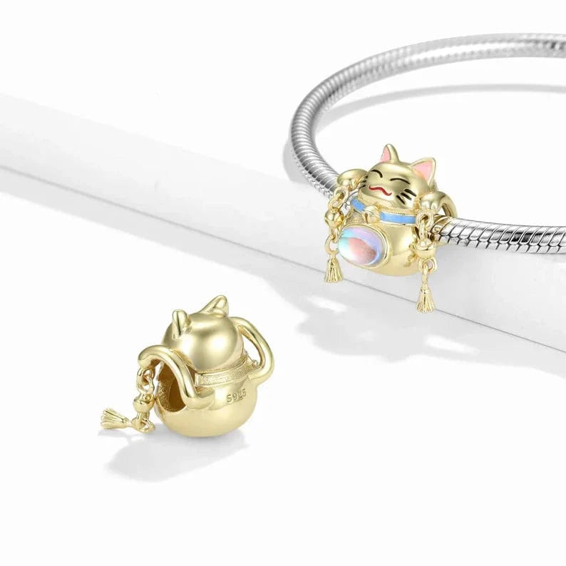Liora Atelier Golden Lucky Cat Charm