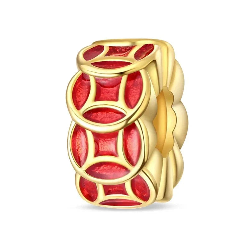 Liora Atelier Golden Red Lucky Lantern Charm