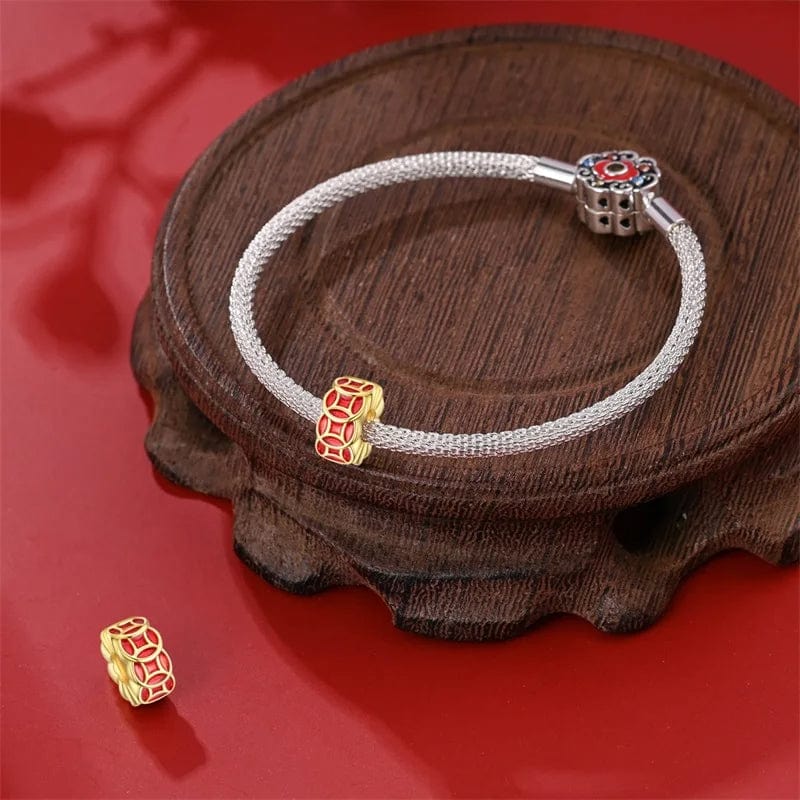 Liora Atelier Golden Red Lucky Lantern Charm