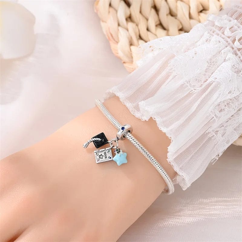 Liora Atelier Graduation Celebration Charm with Cap and Luminous Star