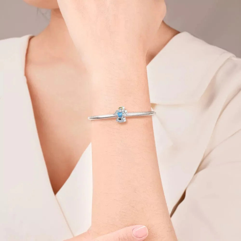 Liora Atelier Guardian Angel & Blue Heart Charm