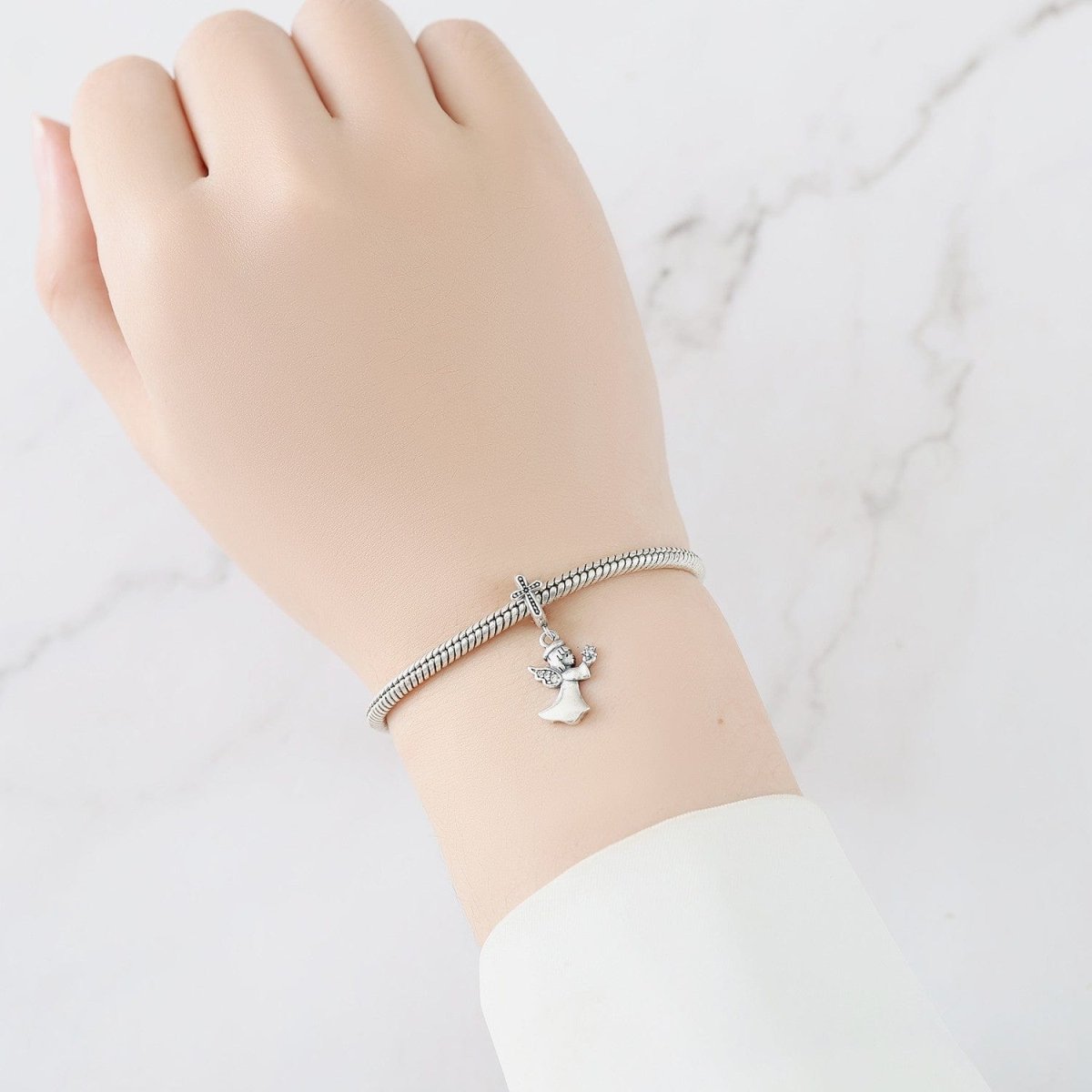 Liora Atelier Guardian Angel Charm with Sparkling Star