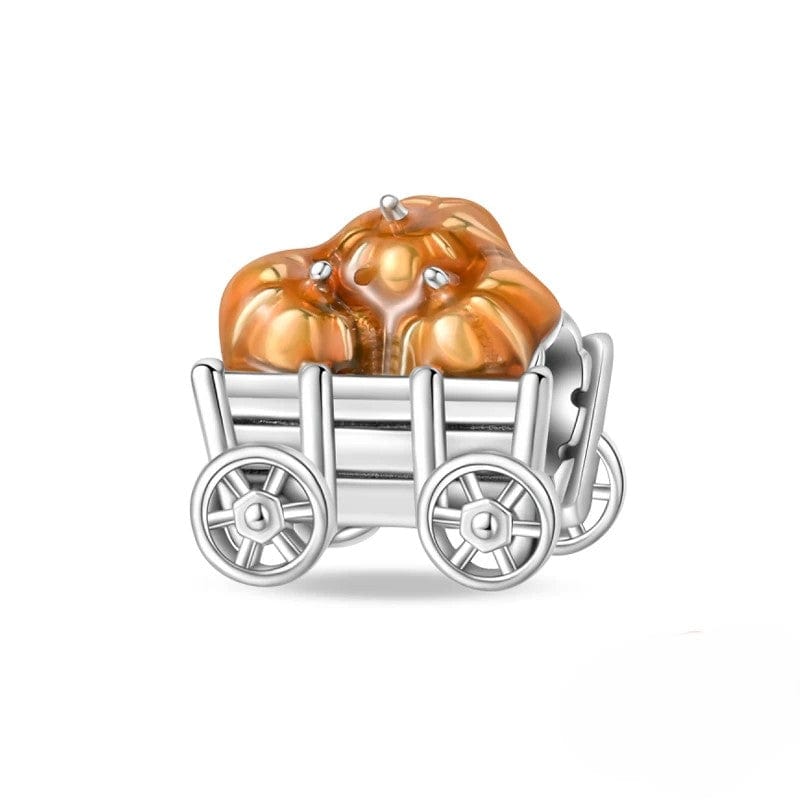 Liora Atelier Halloween Wagon Full of Pumpkins Charm