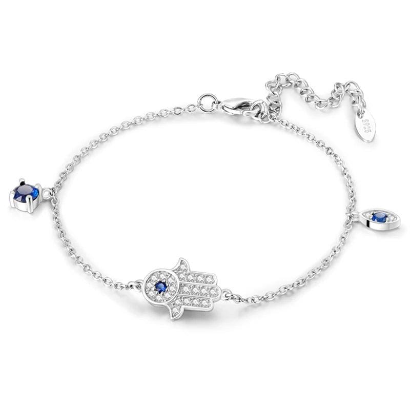 Liora Atelier Hamsa Hand and Evil Eye Charm Bracelet