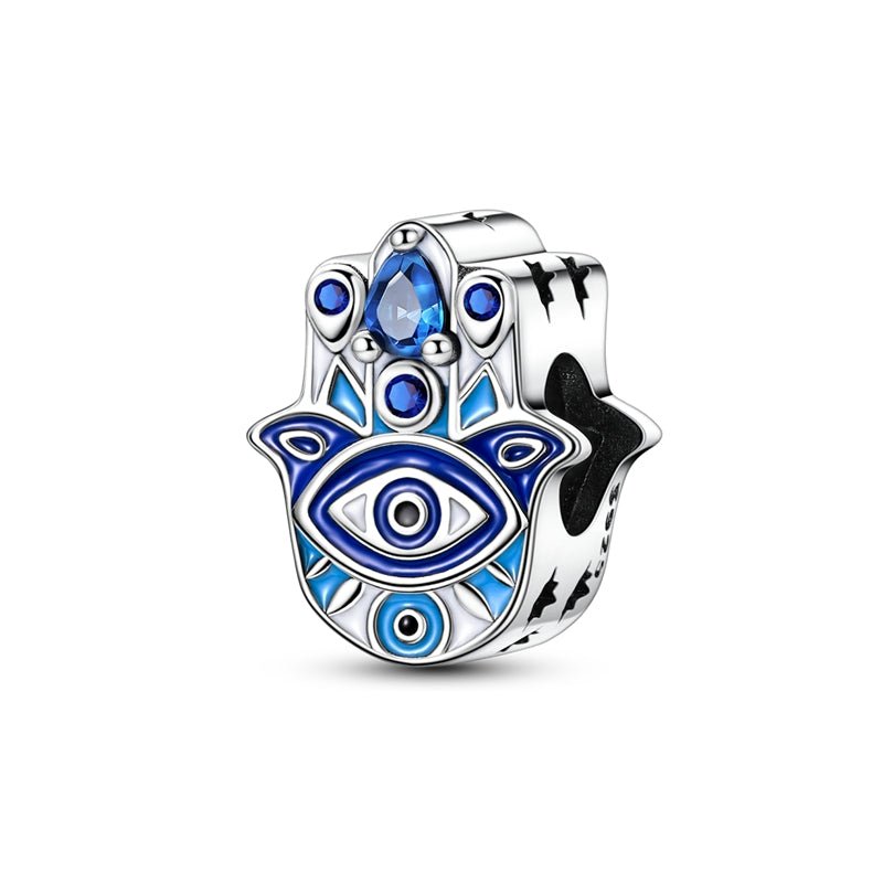 Liora Atelier Hamsa Hand with Evil Eye Charm