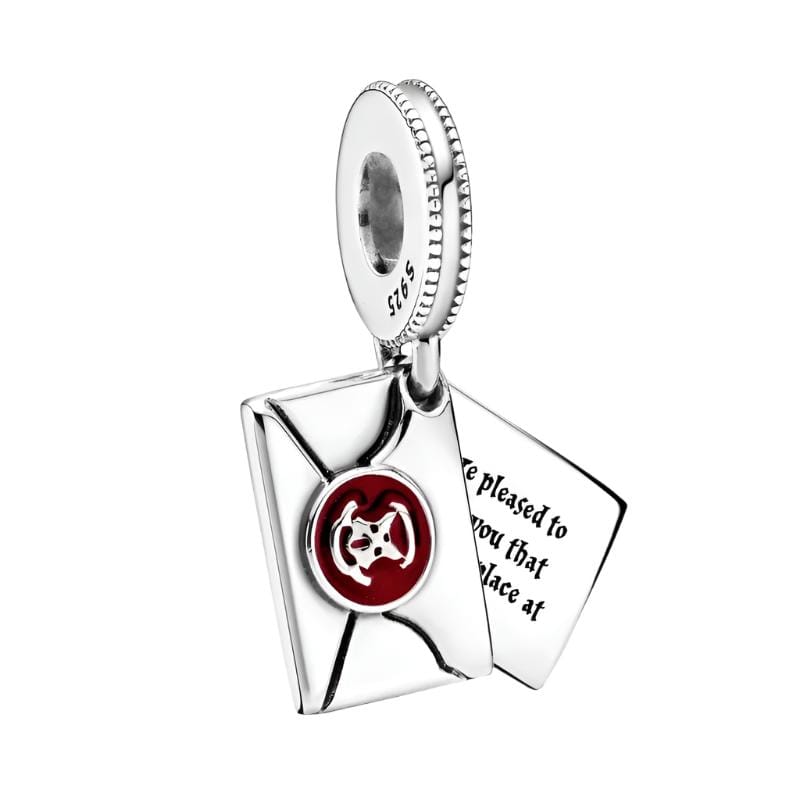 Liora Atelier Harry Potter Hogwarts Letter Charm with Red Enamel