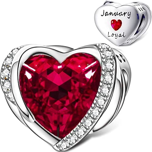 Liora Atelier Heart Birthstone Charms
