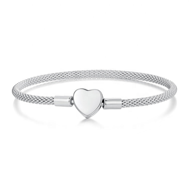 Liora Atelier Heart Clasp Charm Bracelet