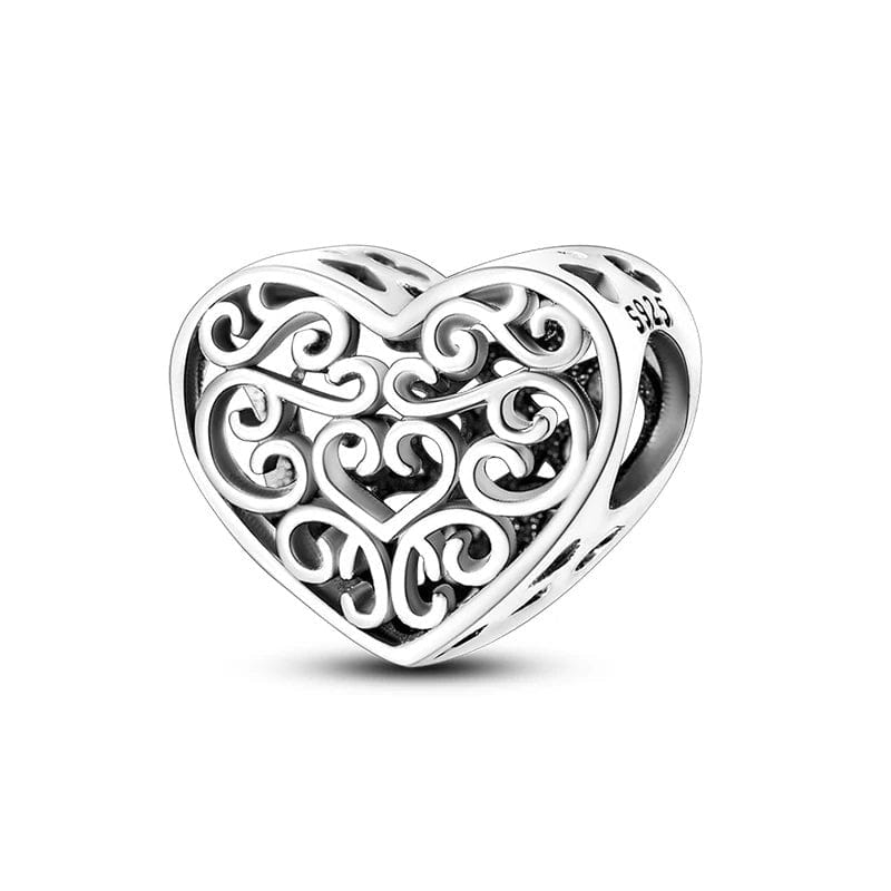 Liora Atelier Heart Flower Charm