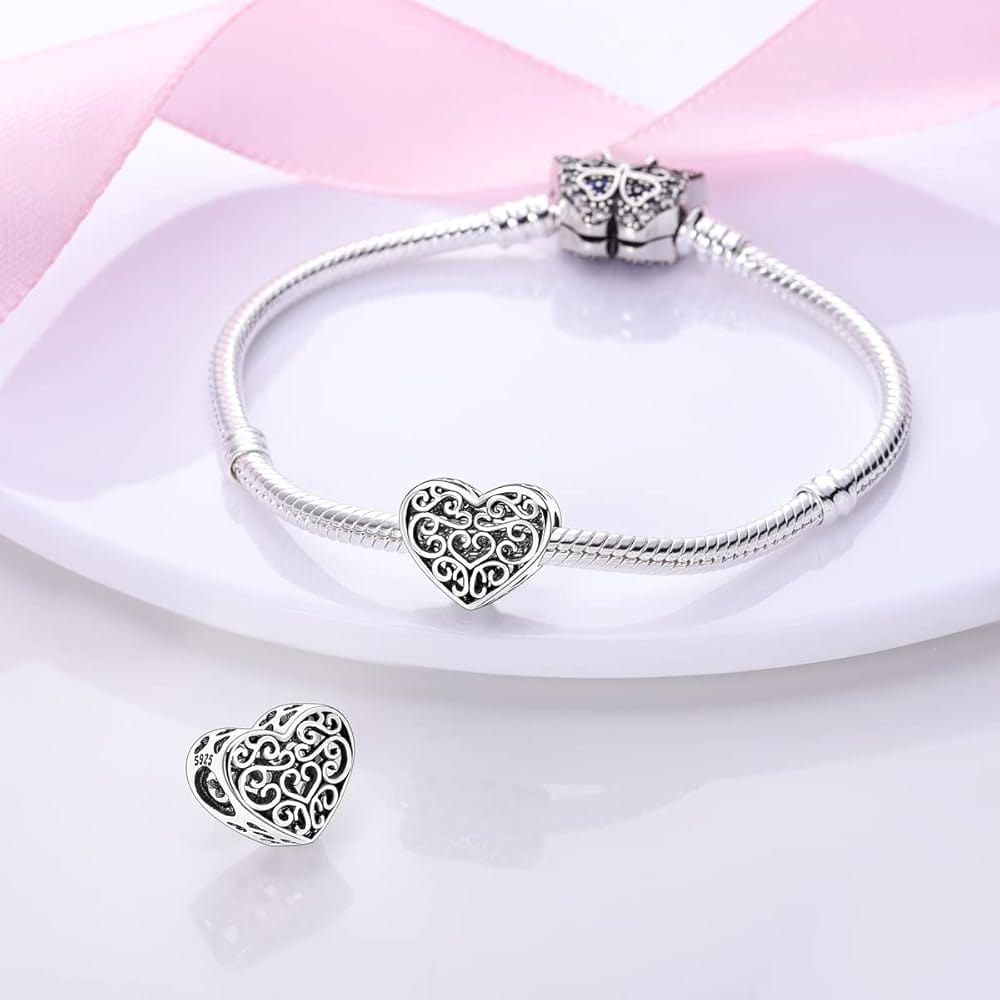 Liora Atelier Heart Flower Charm