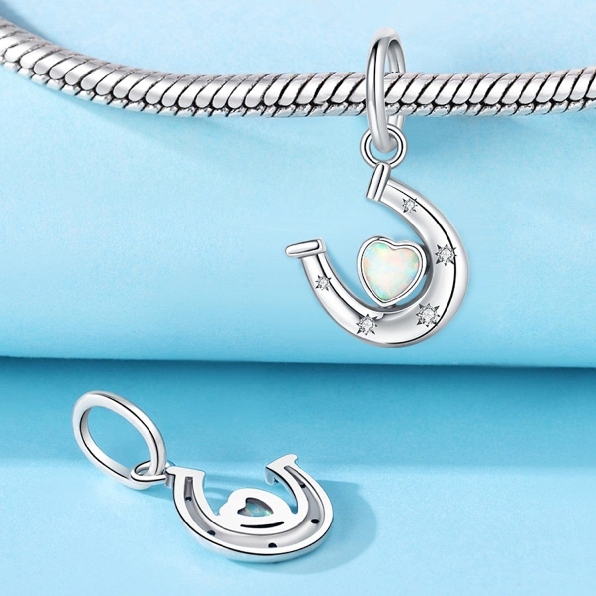 Liora Atelier Heart Horseshoe Charm