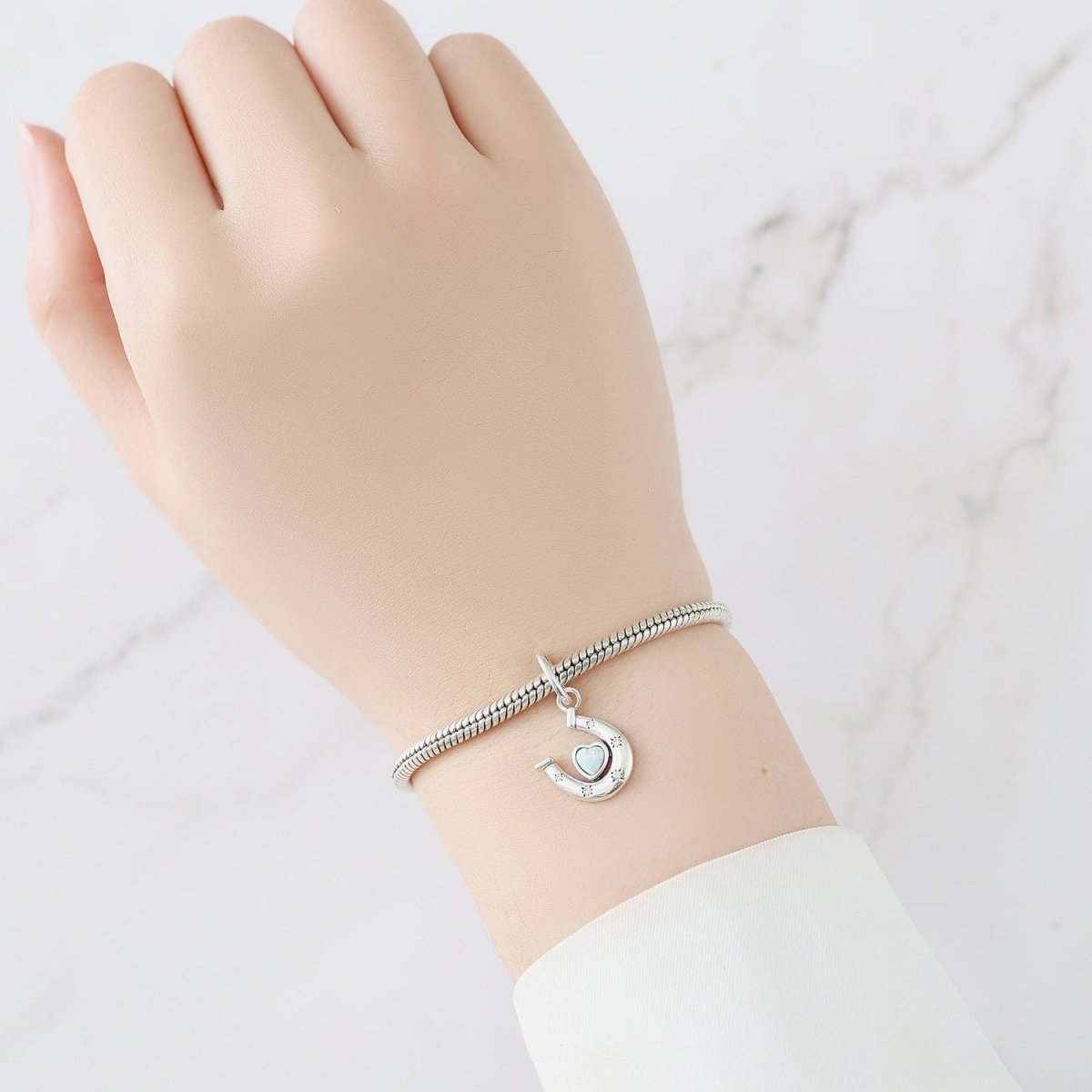 Liora Atelier Heart Horseshoe Charm