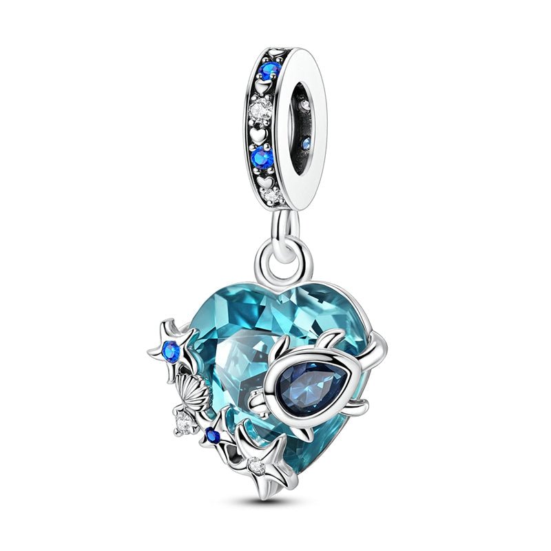 Liora Atelier Heart - Shaped Ocean Treasure Dangle Charm