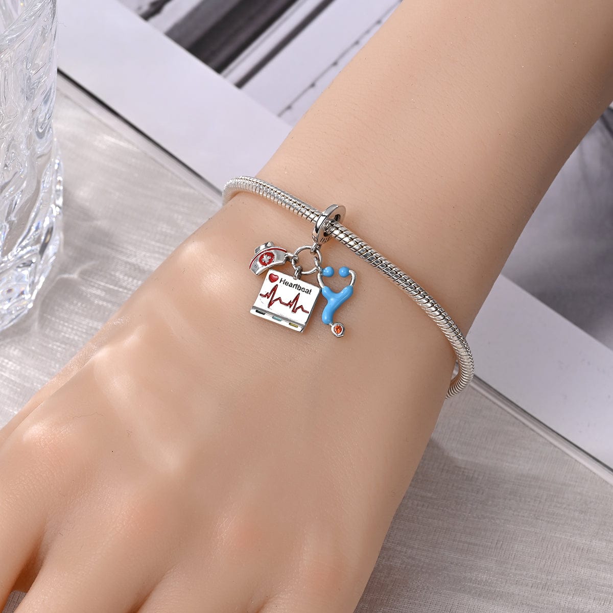 Liora AtelierHeartbeat & Medical Essentials Charm