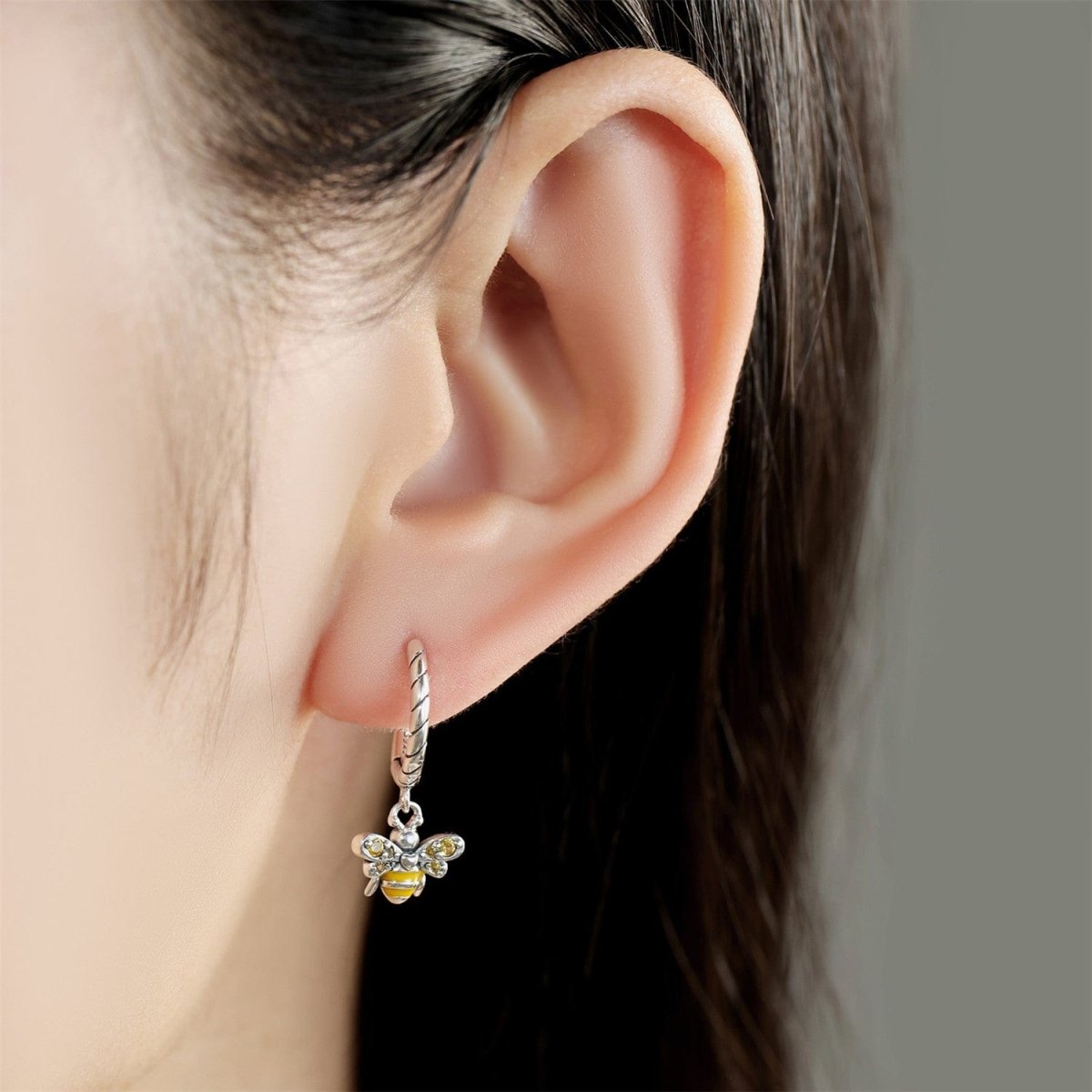 Liora Atelier Honey Bee Delight Hoop Earrings