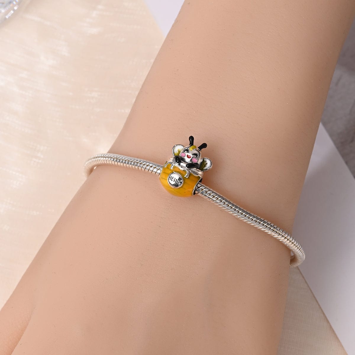 Liora Atelier Honey Bee in Pot Charm