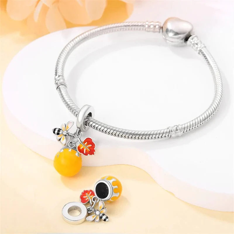 Liora Atelier Honey Pot Bee & Orange Leaf Autumn Charm