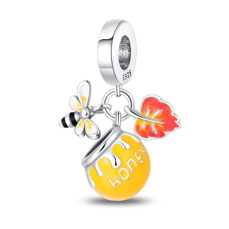 Liora Atelier Honey Pot Bee & Orange Leaf Autumn Charm