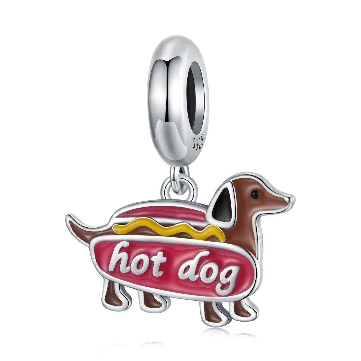 Liora Atelier Hot Dog Dachshund Dangle Charm