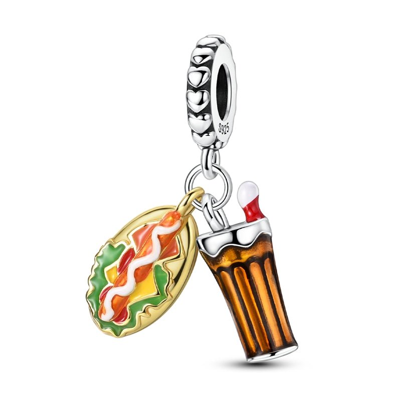 Liora Atelier Hot Dog & Soda Dangle Charm