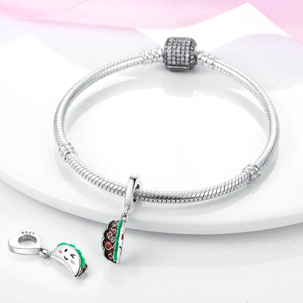 Liora Atelier I Love Taco Mexico Food Dangle Charm