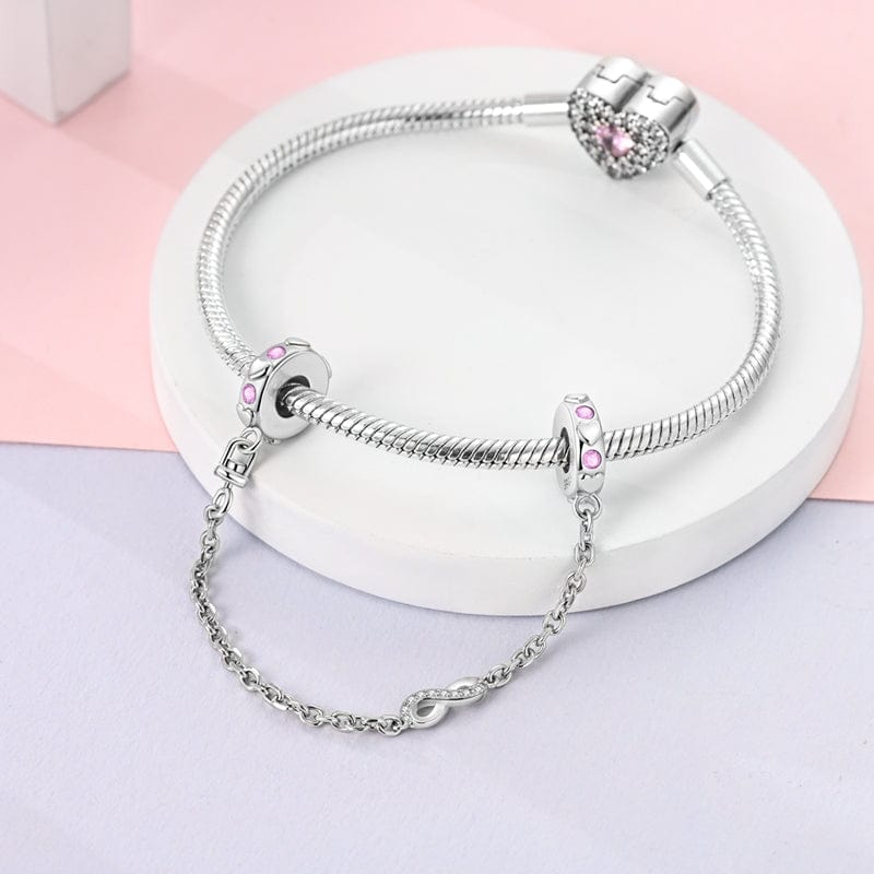 Liora Atelier Infinity and Heart Safety Chain