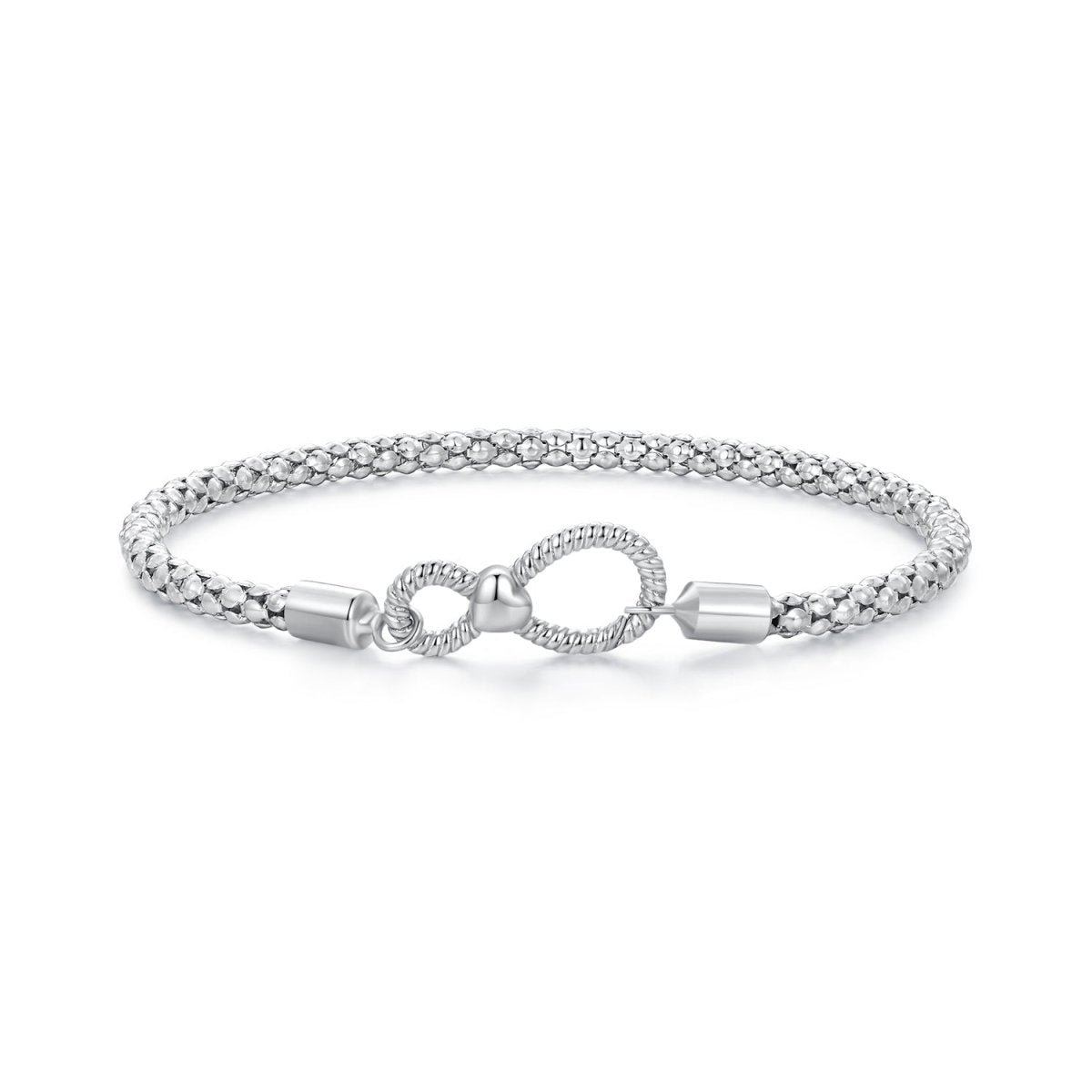 Liora Atelier Infinity Clasp Woven Charm Bracelet