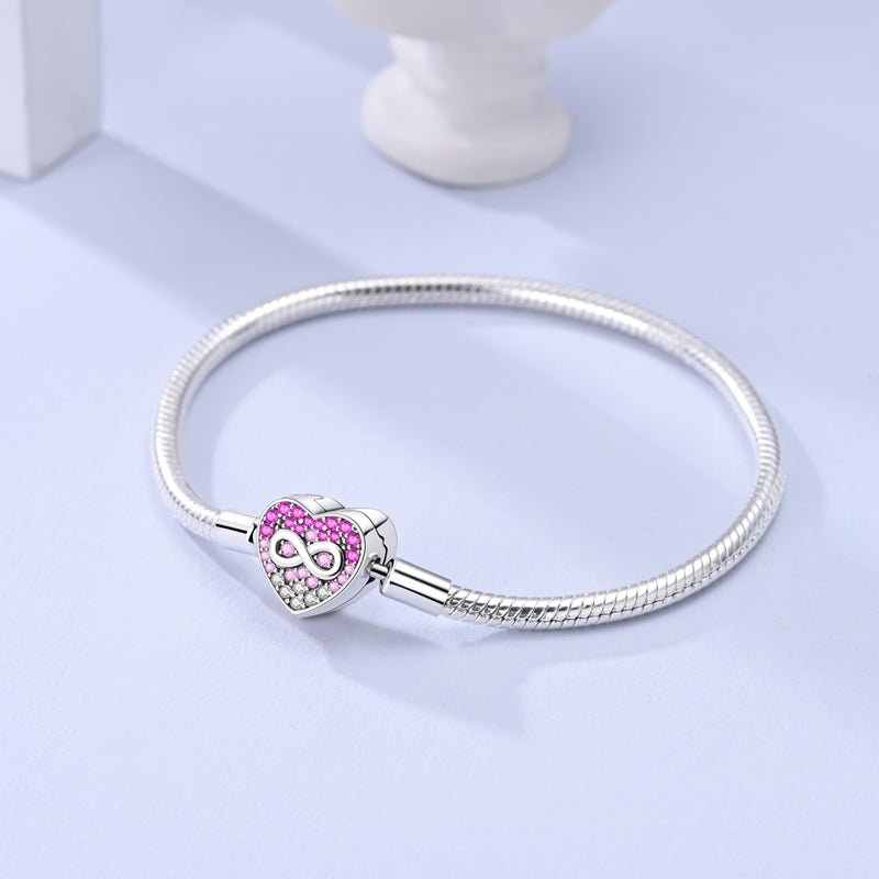 Liora Atelier Infinity Love Heart Charm Bracelet